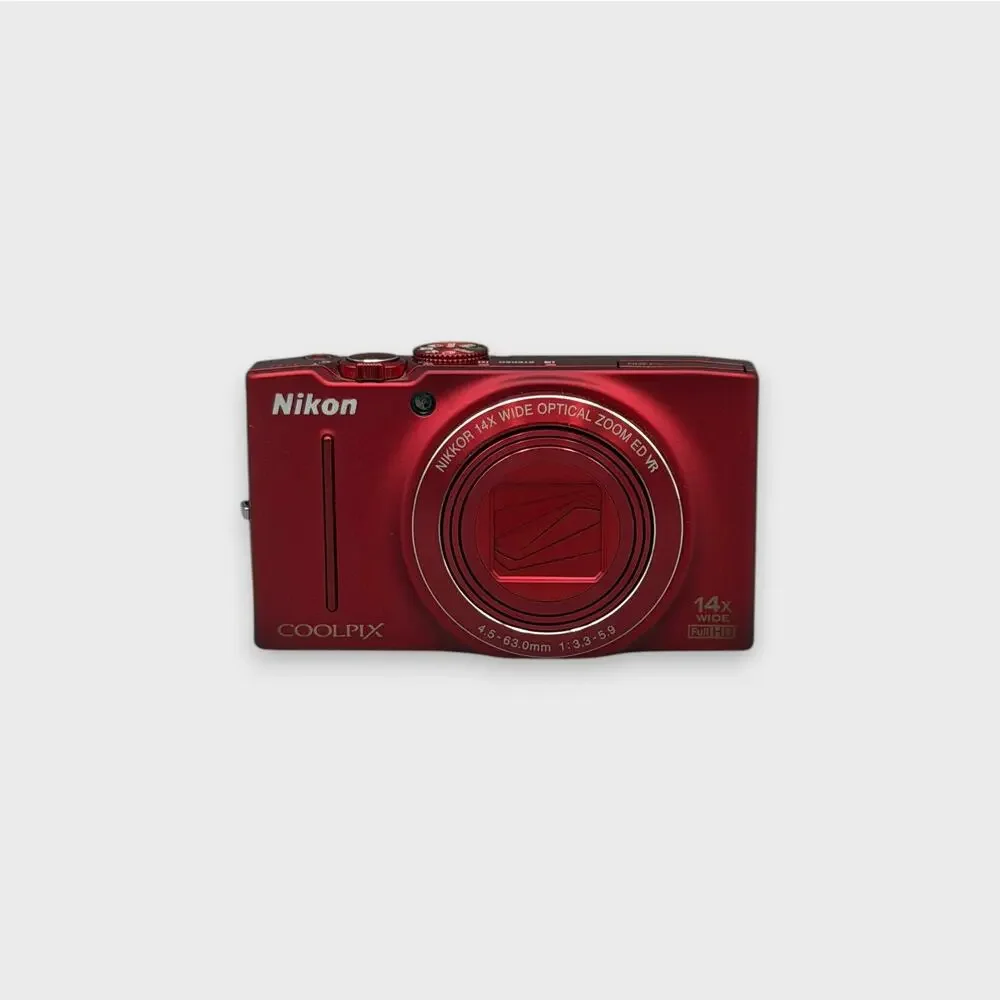 Nikon Coolpix S8200 Digital Camera | 16.1MP | Red